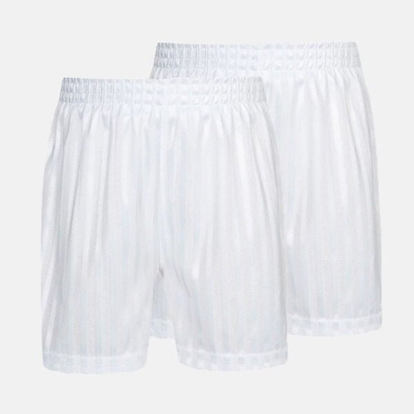 Kids School Pe Shorts In White Colour